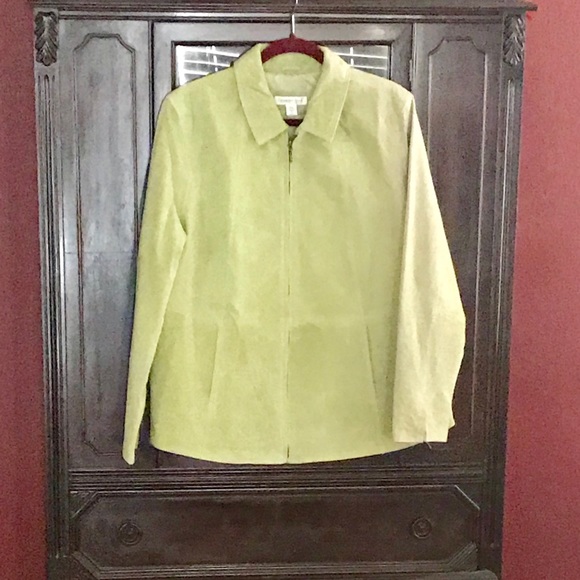 Coldwater Creek Jackets & Blazers - NWOT! COLDWATER CREEK LEATHER JACKET